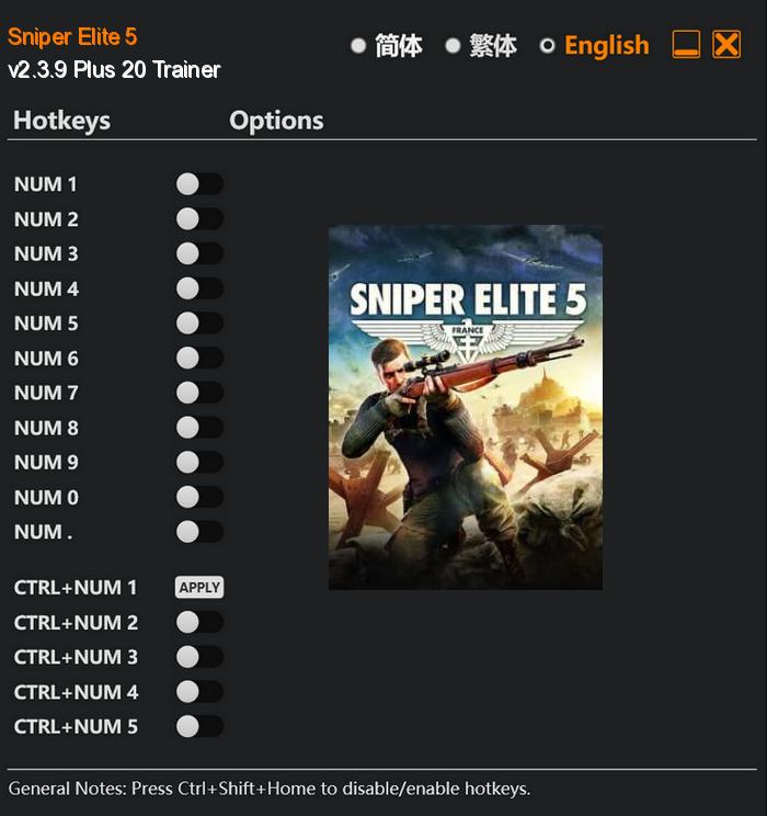 Sniper Elite 5 FLing Trainer