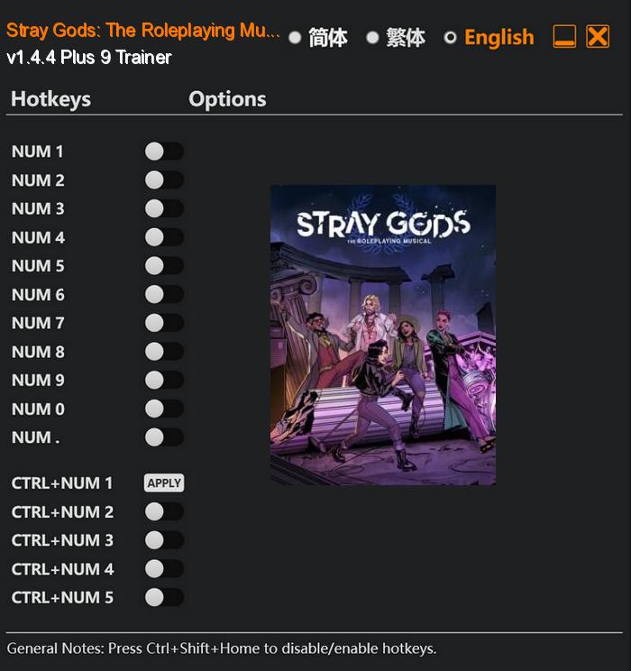 Stray Gods: The Roleplaying Musical FLing Trainer