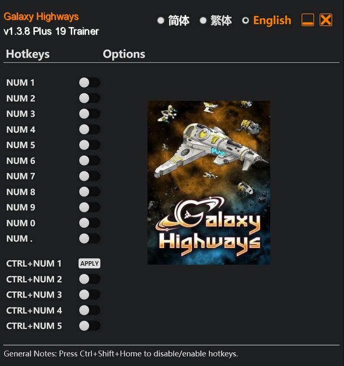 Galaxy Highways FLing Trainer