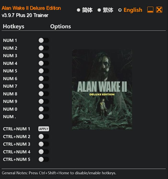 Alan Wake II Deluxe Edition FLing Trainer