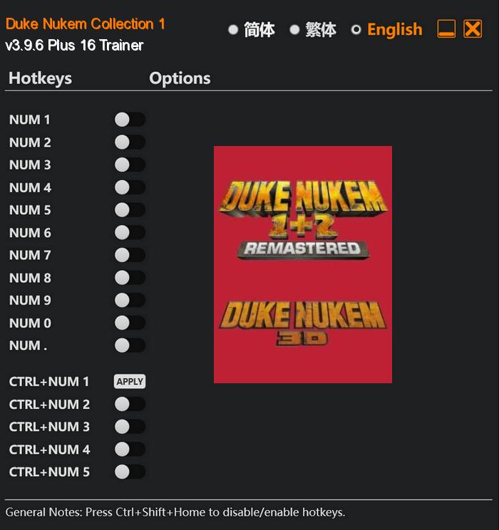 Duke Nukem Collection 1 FLing Trainer