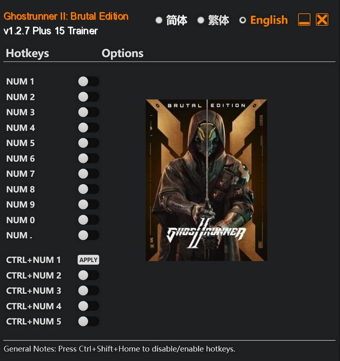 Ghostrunner II: Brutal Edition FLing Trainer