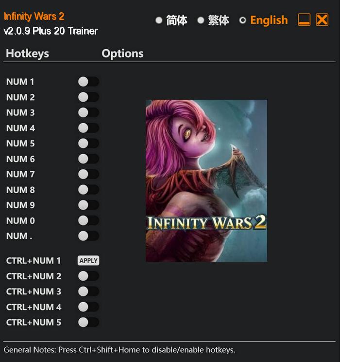 Infinity Wars 2 FLing Trainer