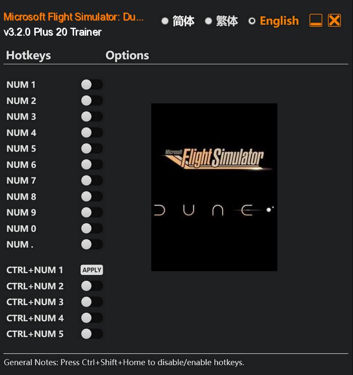 Microsoft Flight Simulator: Dune FLing Trainer