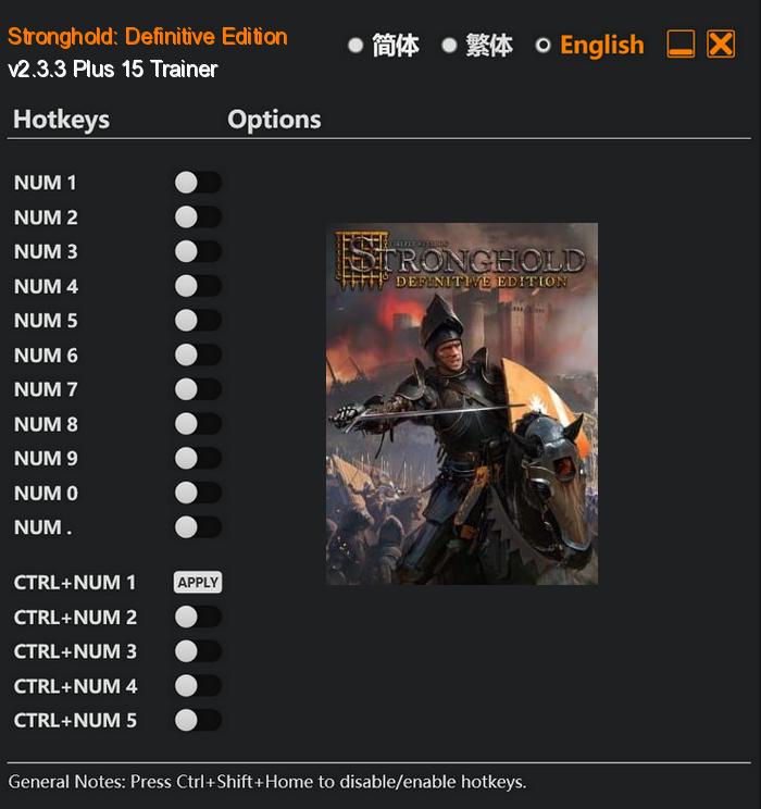 Stronghold: Definitive Edition FLing Trainer