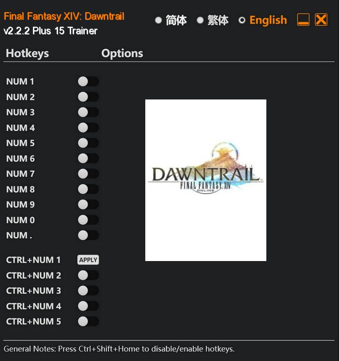 Final Fantasy XIV: Dawntrail FLing Trainer