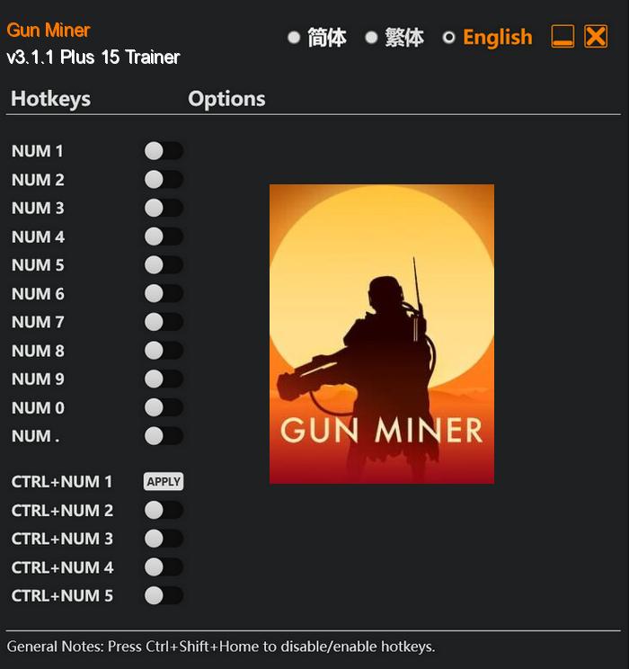 Gun Miner FLing Trainer